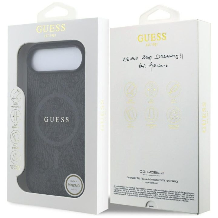 Telefono dėklas iPhone 17 Air juodas MagSafe Guess