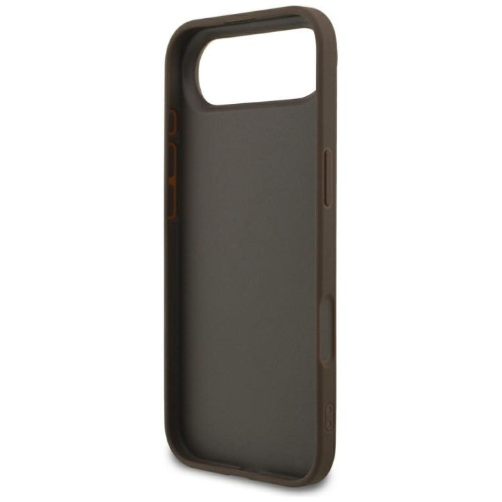 Telefono dėklas iPhone 17 Air rudas margintas Guess