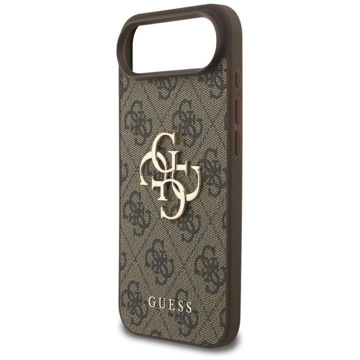 Telefono dėklas iPhone 17 Air rudas margintas Guess