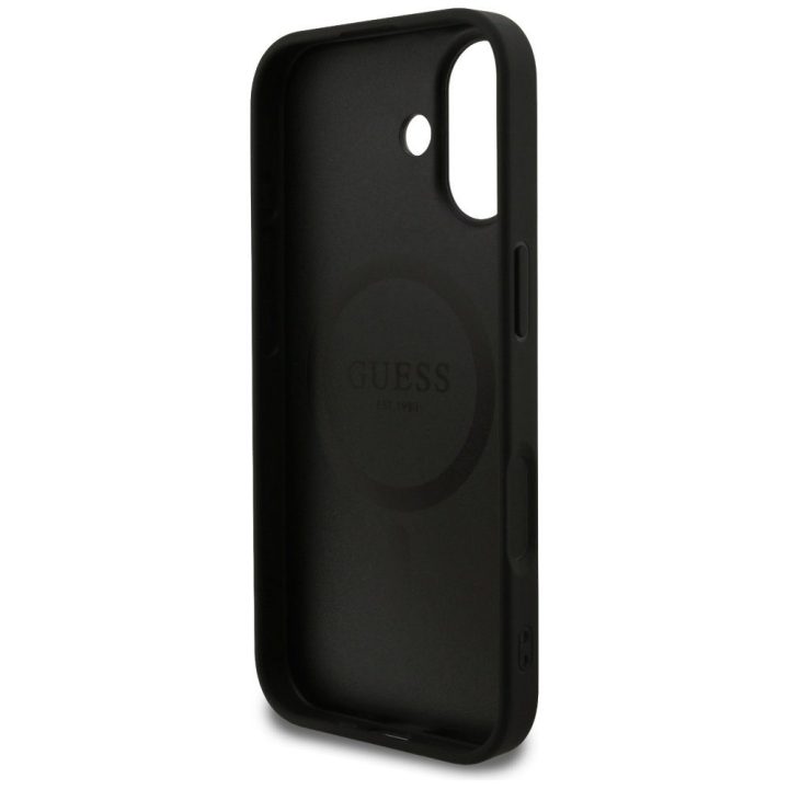 Telefono dėklas iPhone 17 juodas MagSafe Guess