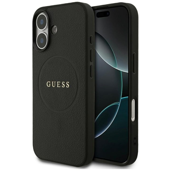 Telefono dėklas iPhone 17 juodas MagSafe Guess