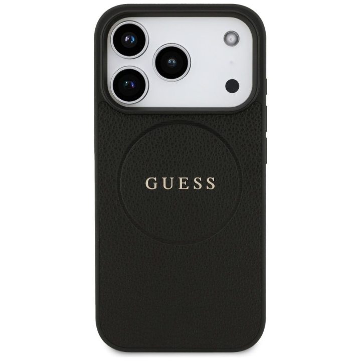 Telefono dėklas iPhone 17 Pro juodas MagSafe Guess
