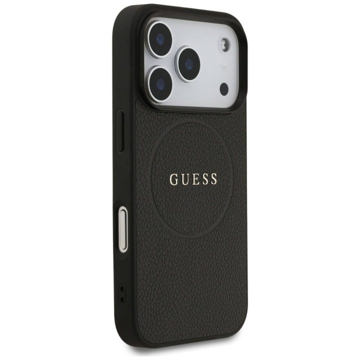Telefono dėklas iPhone 17 Pro juodas MagSafe Guess