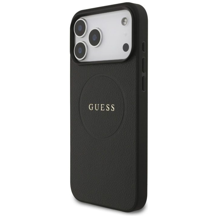 Telefono dėklas iPhone 17 Pro Max juodas MagSafe Guess