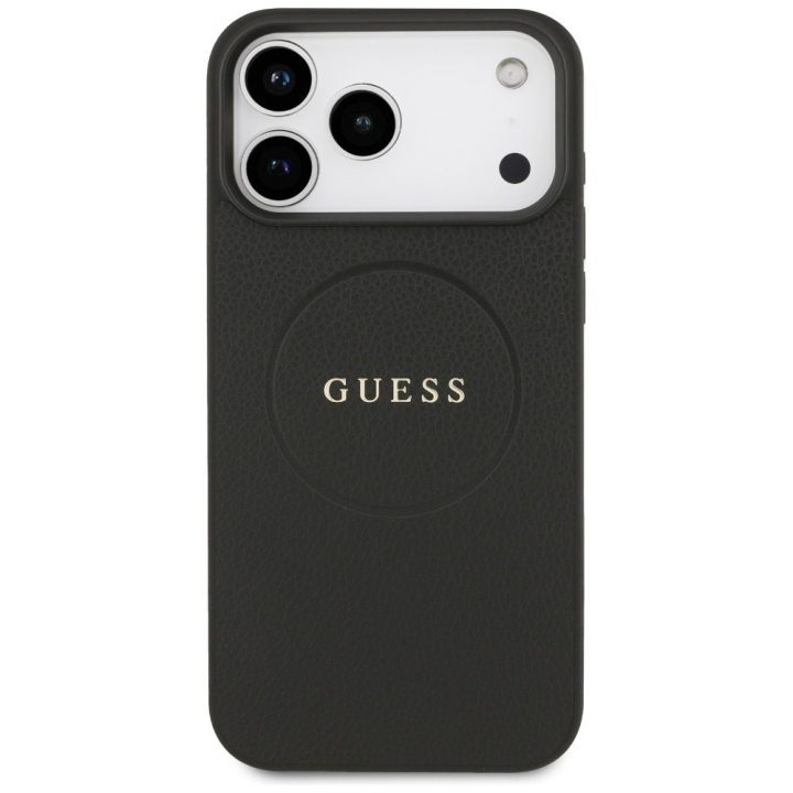 Telefono dėklas iPhone 17 Pro Max juodas MagSafe Guess