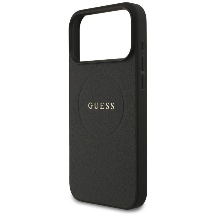 Telefono dėklas iPhone 17 Pro Max juodas MagSafe Guess
