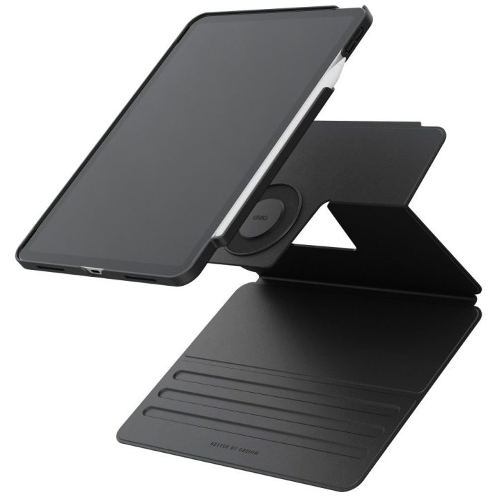 Planšetės dėklas iPad 11″ / 10,9″ juodas magnetinis Uniq