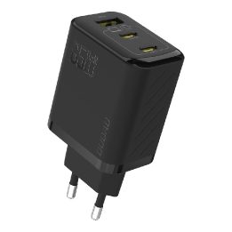 Kroviklis sieninis 65 W 2×USB-C + USB-A juodas