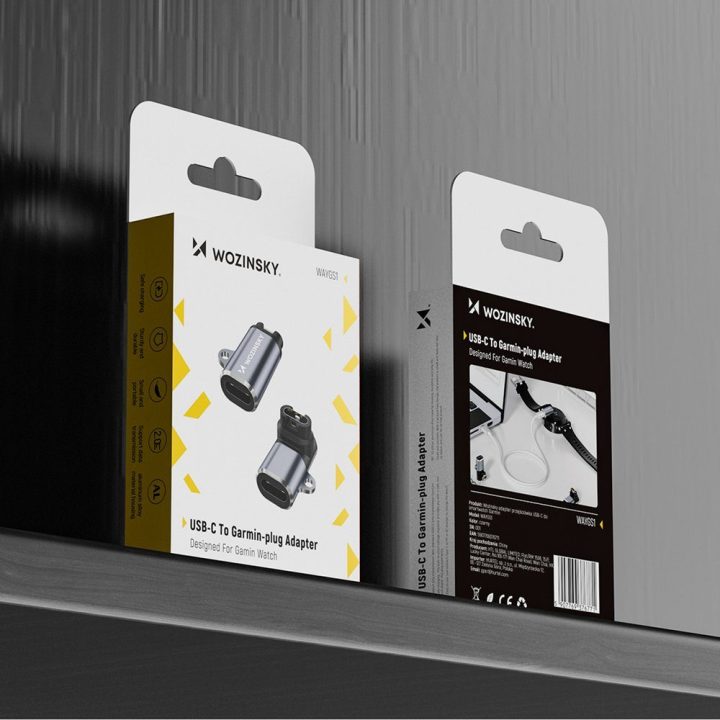 Adapteris Garmin išmaniajam laikrodžiui USB-C pilkas