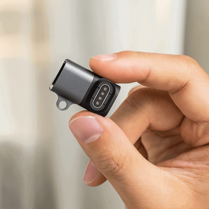 Adapteris Garmin išmaniajam laikrodžiui USB-C pilkas