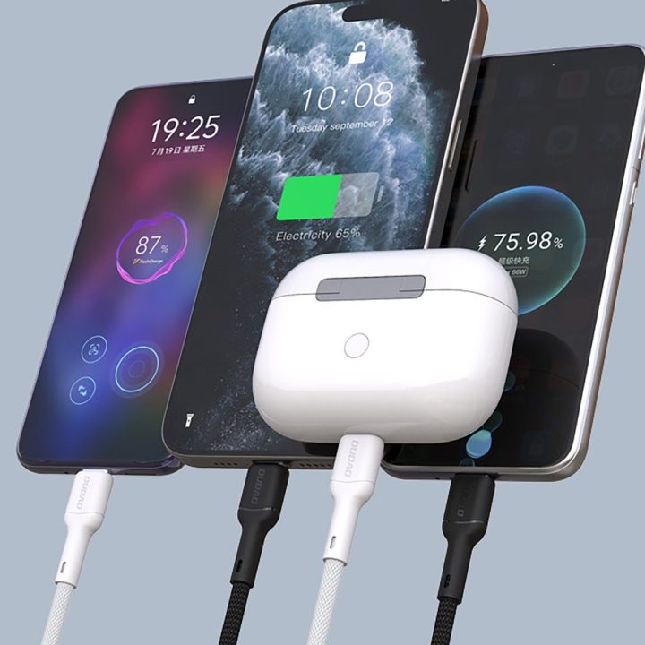 Įkrovimo laidas USB-C – Lightning baltas 30 W 2 m