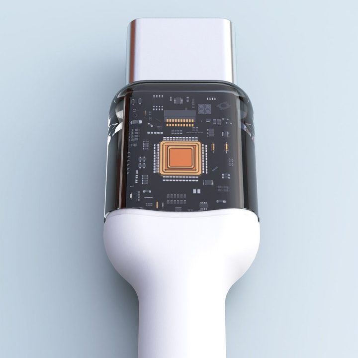 Įkrovimo laidas USB-C – USB-C baltas 240 W 2 m