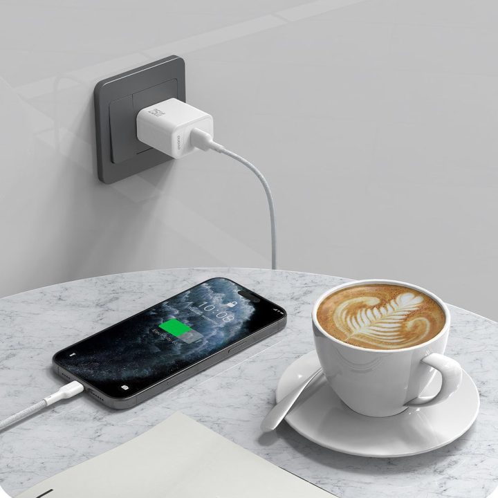 Įkrovimo laidas USB-A – USB-C baltas 1 m L9T 5A DUDAO