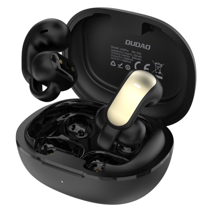 Belaidės ausinės juodos Bluetooth TWS U20 Pro