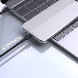 Įkrovimo laidas USB-C – USB-C 240 W juodas 1,2 m