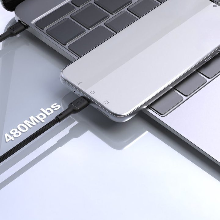 Įkrovimo laidas USB-C – USB-C 240 W juodas 1,2 m