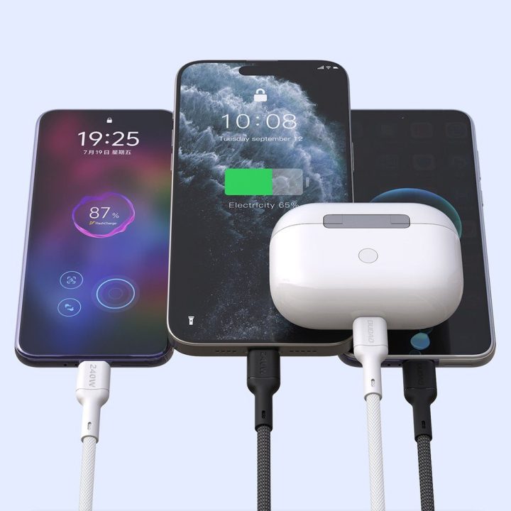 Įkrovimo laidas USB-C – USB-C 240 W juodas 1,2 m