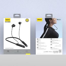 Belaidės ausinės ant kaklo juodos Bluetooth U5 Max