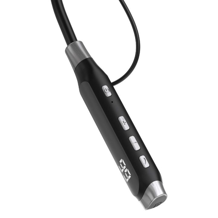 Belaidės ausinės ant kaklo juodos Bluetooth U5 Max