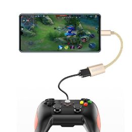 OTG adapteris USB-C į USB-A pilkas L15T