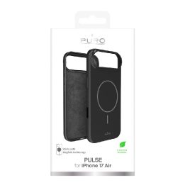 Telefono dėklas iPhone 17 juodas polikarbonatas MagSafe Puro