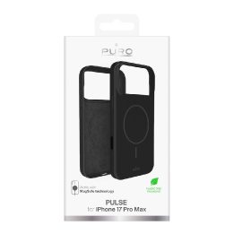 Telefono dėklas iPhone 17 Pro Max juodas polikarbonatas MagSafe Puro