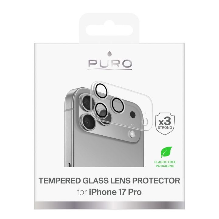Grūdintas stiklas iPhone 17 Pro kamerai Puro Camera Standard