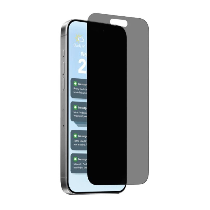 Grūdintas stiklas iPhone 17 Air privatumo Puro