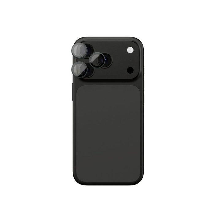 Objektyvo stiklas iPhone 17 Pro / Pro Max pilkas aliuminio rėmas AmazingThing