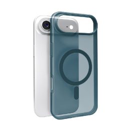 Telefono dėklas iPhone 17 Air permatomas turkio spalvos silikonas MagSafe Puro