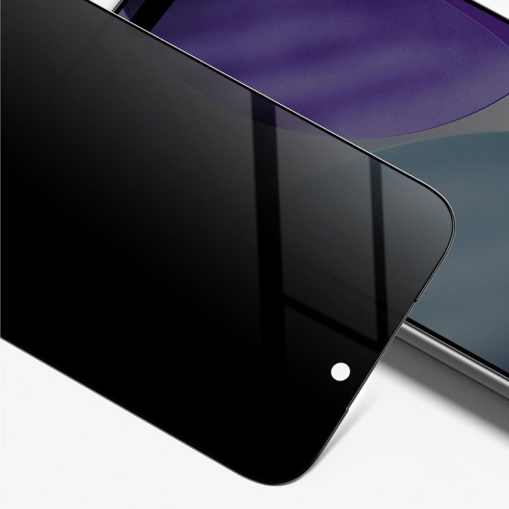 Grūdintas stiklas iPhone 17 Pro Max privatumo AmazingThing