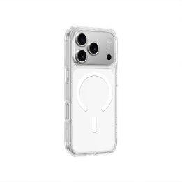 Telefono dėklas iPhone 17 Pro Max skaidrus MagSafe AmazingThing