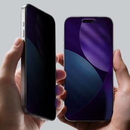 Grūdintas stiklas iPhone 17 Pro Max privatumo filtras AmazingThing