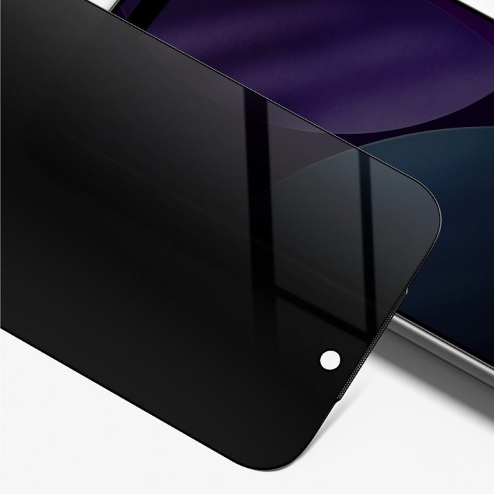 Grūdintas stiklas iPhone 17 Pro Max privatumo filtras AmazingThing