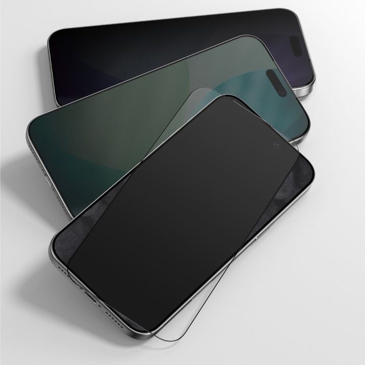 Grūdintas stiklas iPhone 17 Pro Max privatumo filtras AmazingThing