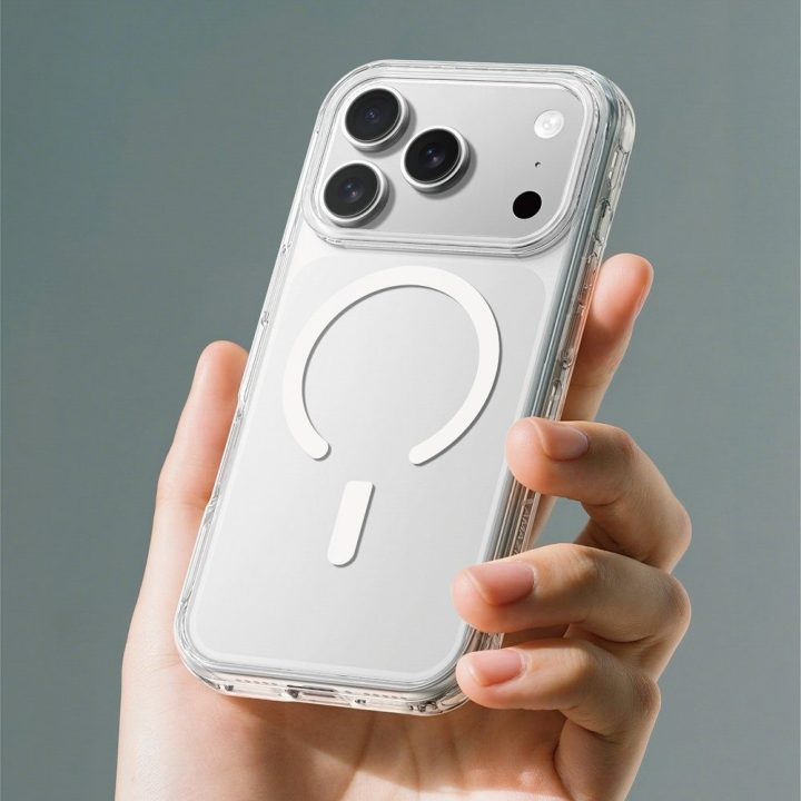 Telefono dėklas iPhone 17 Pro skaidrus MagSafe AmazingThing