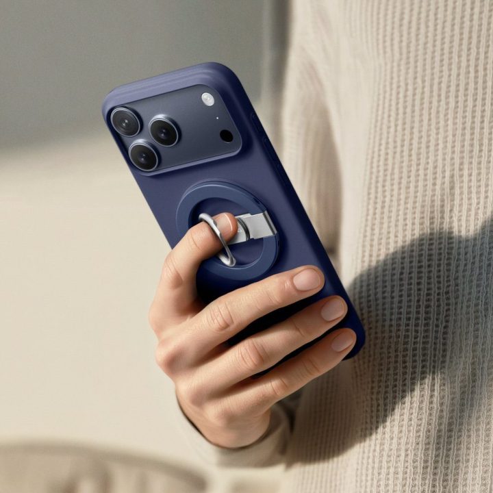 Telefono dėklas iPhone 17 Pro Max mėlynas MagSafe AmazingThing