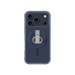 Telefono dėklas iPhone 17 Pro Max mėlynas su žiedu MagSafe AmazingThing
