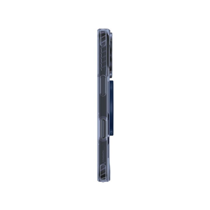 Telefono dėklas iPhone 17 Pro Max mėlynas su žiedu MagSafe AmazingThing