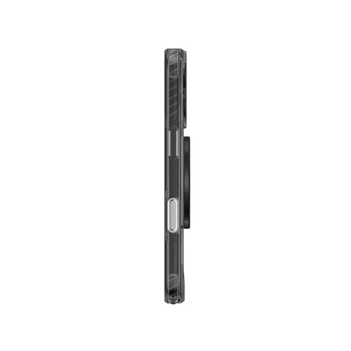 Telefono dėklas iPhone 17 juodas su žiedu MagSafe AmazingThing