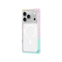 Telefono dėklas iPhone 17 Pro skaidrus margintas MagSafe AmazingThing