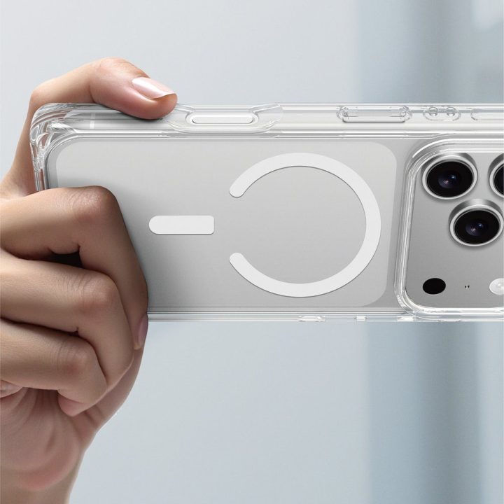 Telefono dėklas iPhone 17 Pro skaidrus MagSafe AmazingThing