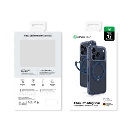 Telefono dėklas iPhone 17 Pro Max mėlynas MagSafe AmazingThing