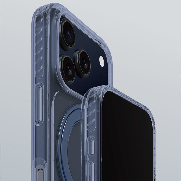Telefono dėklas iPhone 17 Pro Max mėlynas MagSafe AmazingThing