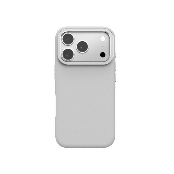 Telefono dėklas iPhone 17 Pro Max pilkas su stovu AmazingThing