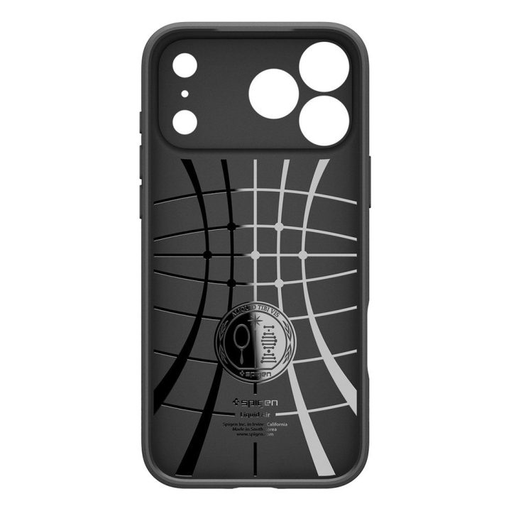 Telefono dėklas iPhone 17 Pro juodas matinis Spigen