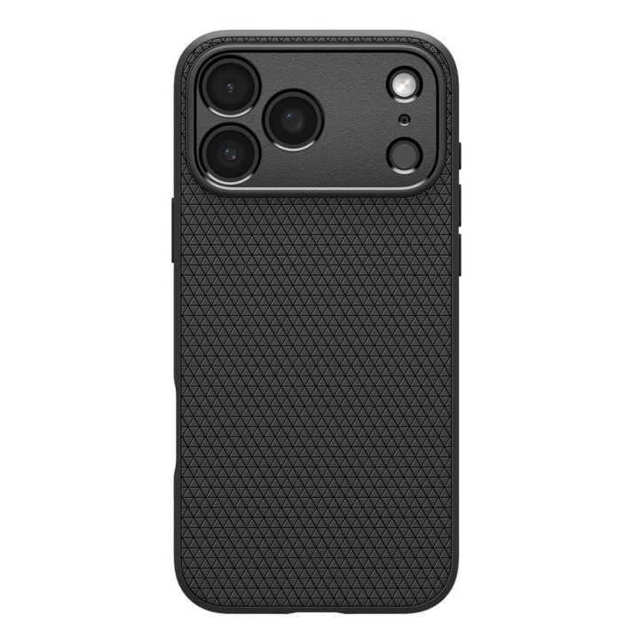 Telefono dėklas iPhone 17 Pro juodas matinis Spigen