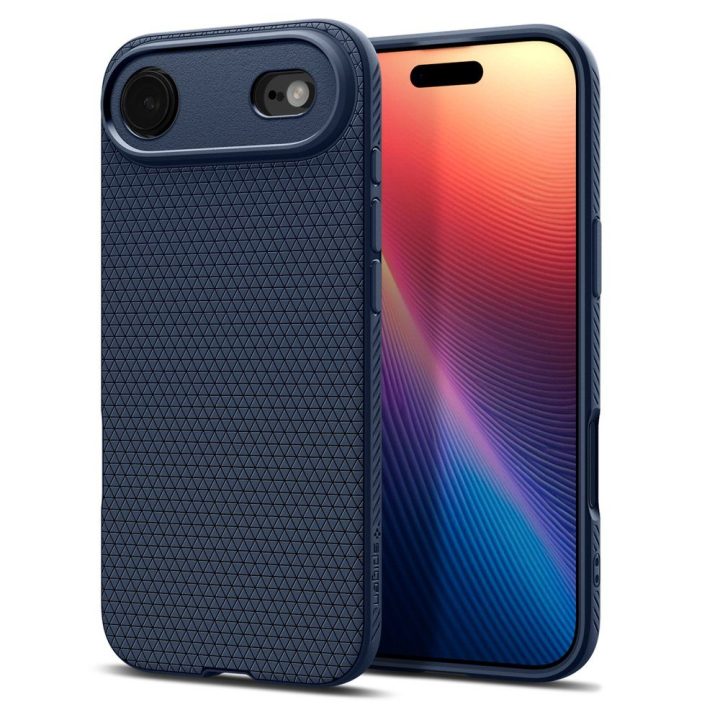 Telefono dėklas iPhone 17 Air mėlynas Spigen Liquid Air