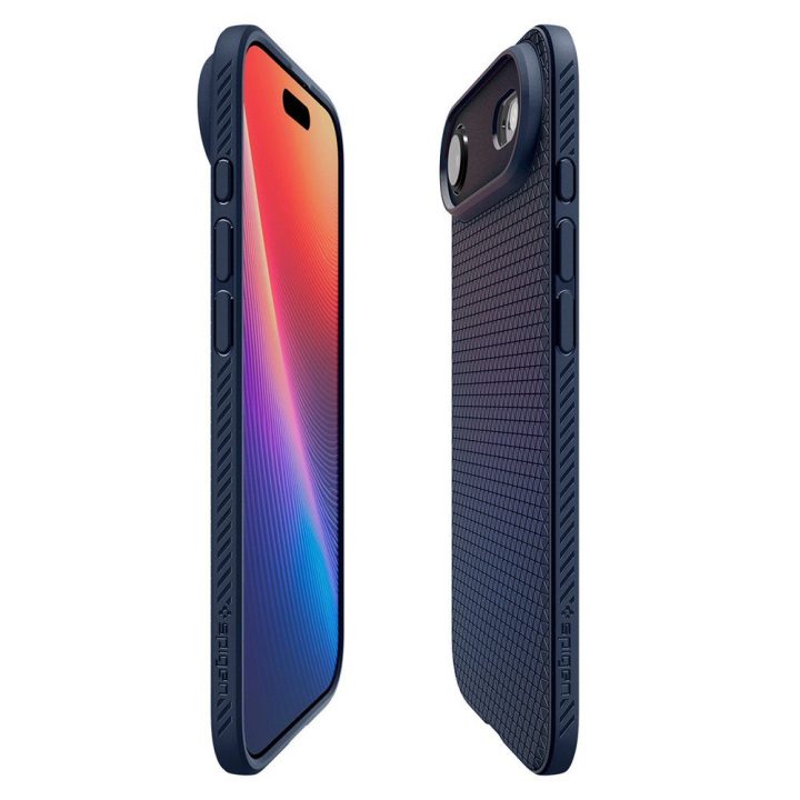 Telefono dėklas iPhone 17 Air mėlynas Spigen Liquid Air
