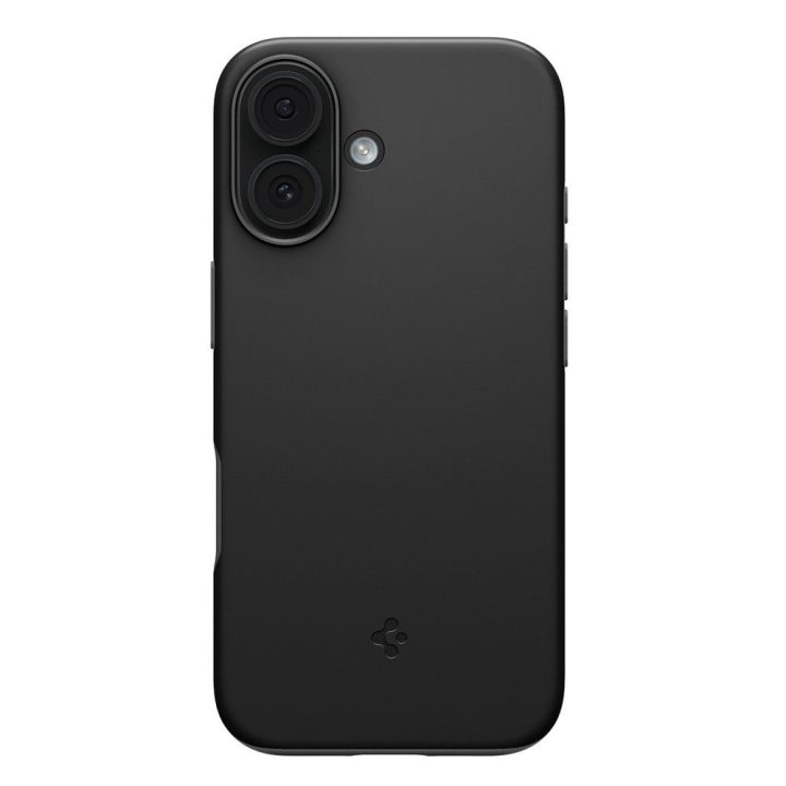 Telefono dėklas iPhone 17 juodas MagSafe Spigen Thin Fit